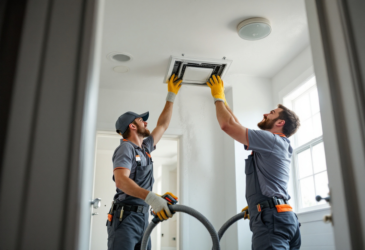 Bathroom & Kitchen Exhaust Cleaning service by Clear Air